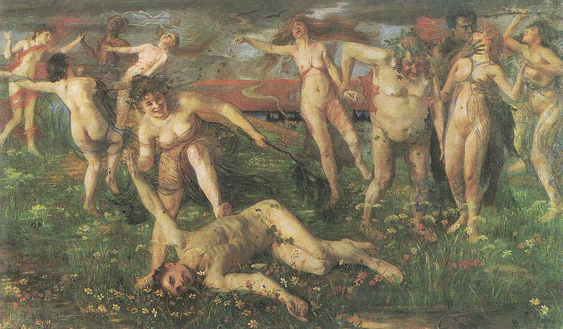 Lovis Corinth Bacchanale china oil painting image